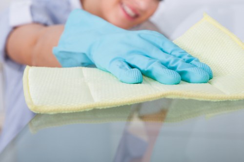 Carpet cleaning equipment prepared for a UK service appointment